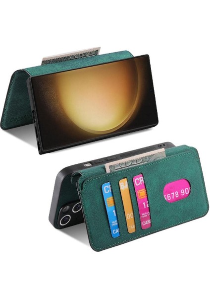 Samsung Galaxy S23 Için Flip Case Ultra Cüzdan Kart Standı Mıknatıs Koruyucu (Yurt Dışından) fiyatları