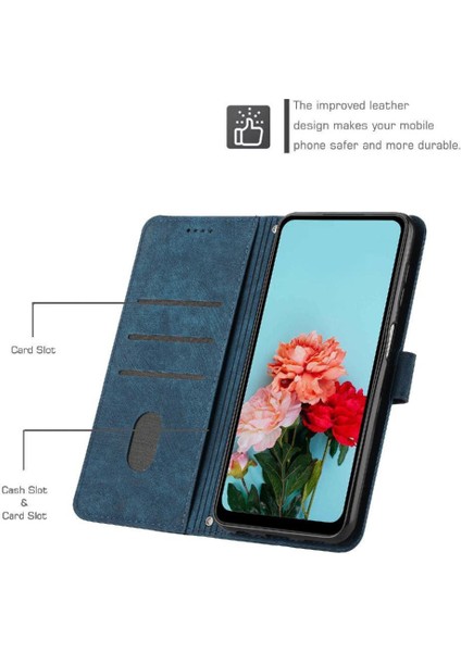 Samsung Galaxy S24 Fe Kickstand Kart Ekleme Pu Deri Için Flip Case (Yurt Dışından)