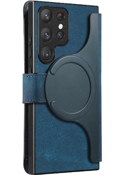 Samsung Galaxy S23 Için Flip Case Ultra Cüzdan Kart Standı Mıknatıs Koruyucu (Yurt Dışından) modelleri