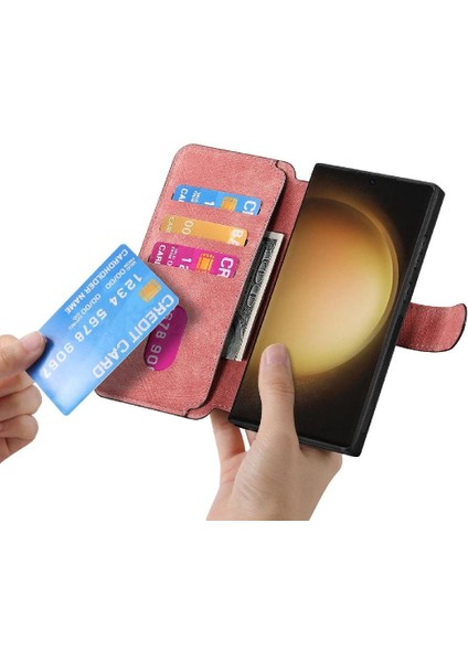 Samsung Galaxy S23 Için Flip Case Ultra Cüzdan Kart Standı Mıknatıs Koruyucu (Yurt Dışından) indirimleri