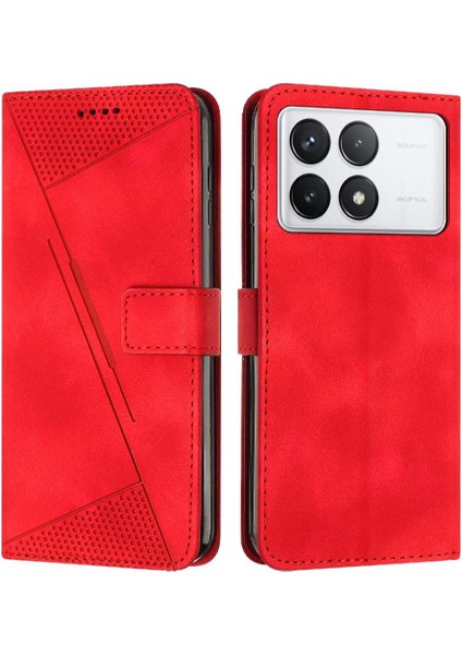 Xiaomi Redmi Için Kılıf K70/K70 Pro Pu Deri Darbeye Kapak Kapak Yan (Yurt Dışından)