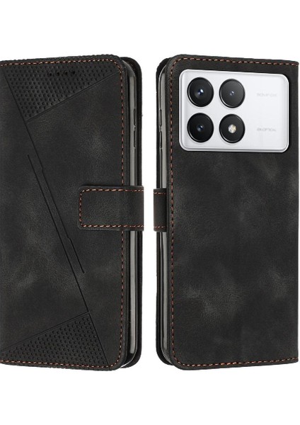Xiaomi Redmi Için Kılıf K70/K70 Pro Pu Deri Darbeye Kapak Kapak Yan (Yurt Dışından)