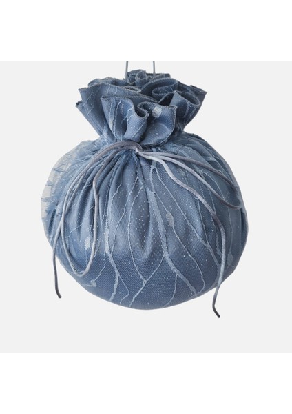 Moda Nur,Petrol Mavi Gelin Takı Kesesi, Kına Kesesi, Gelin Çantası,Parti Çantası ,Gelin Aksesuarları fırsatları