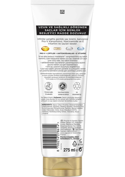 Infinite Lengths Saç Bakım Kremi 275 ml