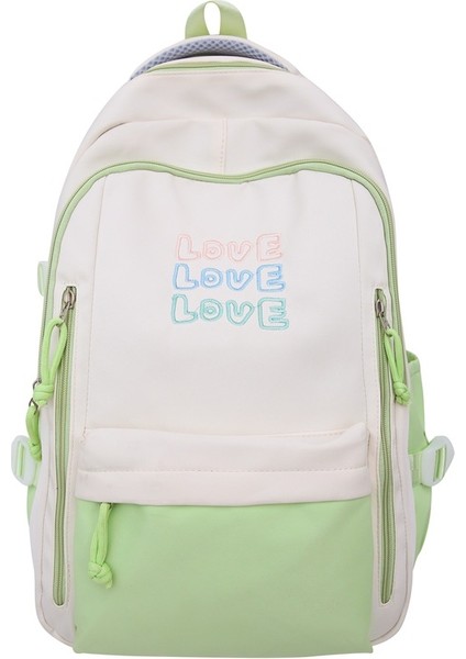 Sırt Çantası Japon ve Kore Taze Kadın Çantası Sırt Çantası Kontrast Renk Sırt Çantası (Yurt Dışından)