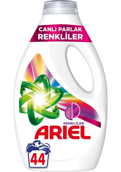Canlı Parlak Renkliler Sıvı Çamaşır Deterjanı 44 Yıkama