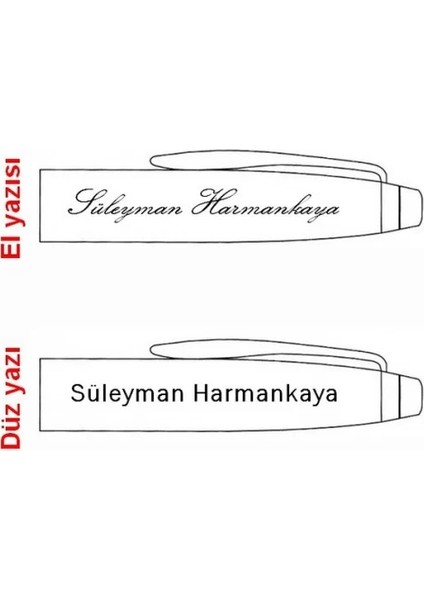 38 Dolmakalem Siyah Krom