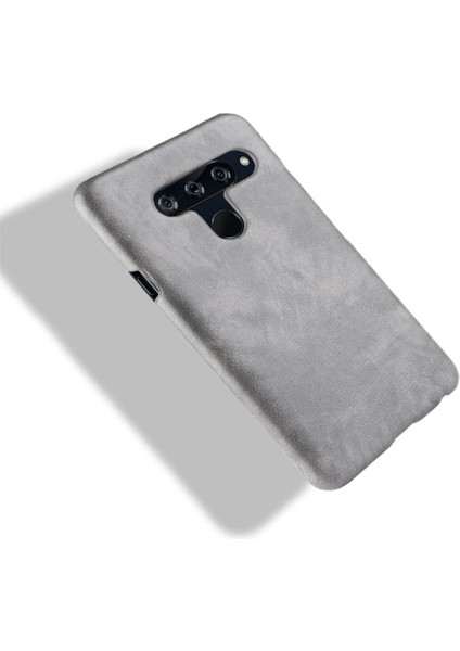 Lg V40 Thinq Anti Scratch Retro Lychee Desen Koruyucu Için Retro Kılıf (Yurt Dışından)