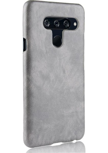 Lg V40 Thinq Anti Scratch Retro Lychee Desen Koruyucu Için Retro Kılıf (Yurt Dışından)