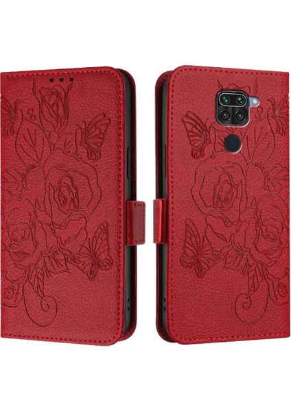 Xiaomi Redmi Not 9 Için Kredi Kartı Yuvası ile Pu Deri Manyetik (Yurt Dışından)