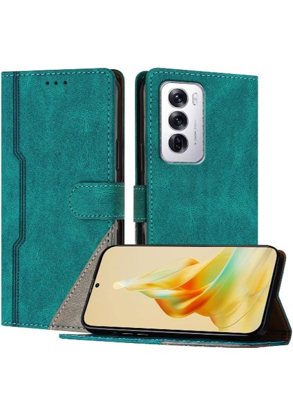 Oppo Oppo 12 5g Için Kılıf Cüzdan Handy Standı Kart Yuvaları Kapak Manyetik (Yurt Dışından)