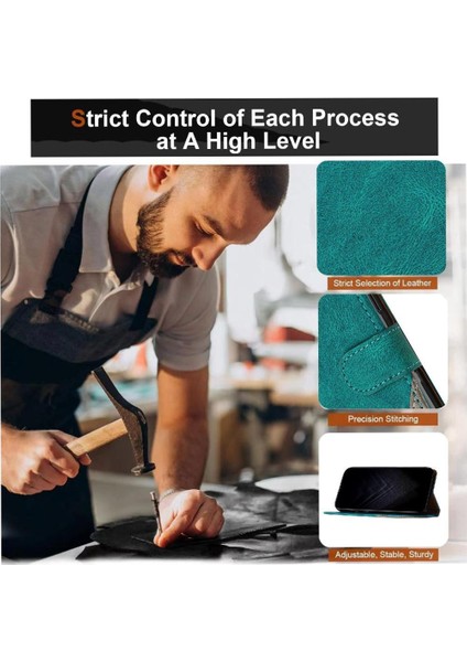 Oppo Oppo 12 5g Için Kılıf Cüzdan Handy Standı Kart Yuvaları Kapak Manyetik (Yurt Dışından) modelleri