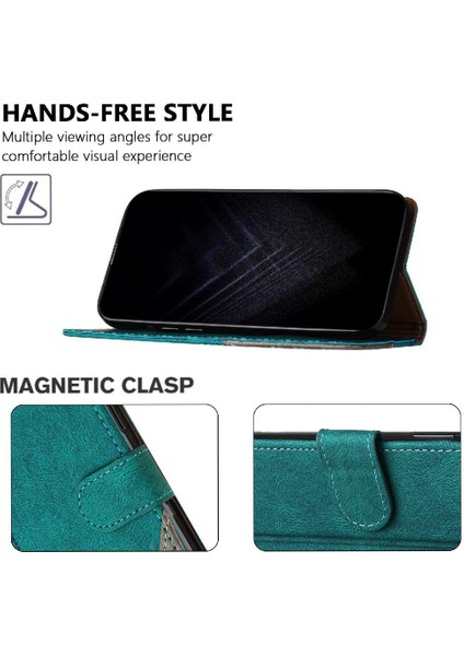 Oppo Oppo 12 5g Için Kılıf Cüzdan Handy Standı Kart Yuvaları Kapak Manyetik (Yurt Dışından) indirimleri