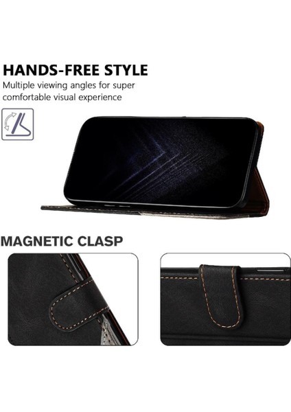 Realme 12 5g Manyetik Kapatma Handy Standı Kart Yuvaları Kapak Pu (Yurt Dışından) indirimleri