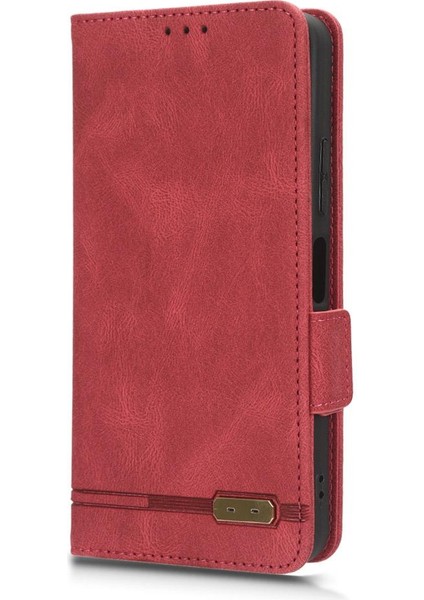 Nokia C32 Deri Folio Flip Case Için Kılıf Tam Koruma Koruyucu (Yurt Dışından)