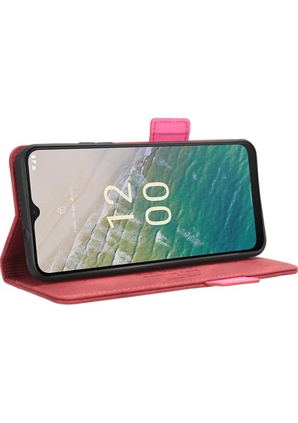 Nokia C32 Deri Folio Flip Case Için Kılıf Tam Koruma Koruyucu (Yurt Dışından)