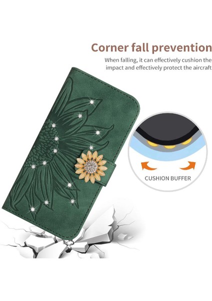 Iphone 12 Için Kılıf Pro Telefon Kılıfı Pu Deri Kapak Çevirin Kart Tutucu Tpu (Yurt Dışından)