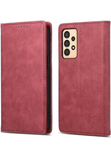 Samsung Galaxy A13 Kickstand Kart Yuvası Tpu Darbeye Için Flip Case (Yurt Dışından)