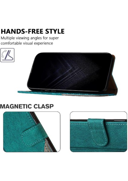 Oppo Oppo 11 Pro 5g Için Kılıf Pu Deri Handy Standı Cüzdan Kart Yuvaları (Yurt Dışından)