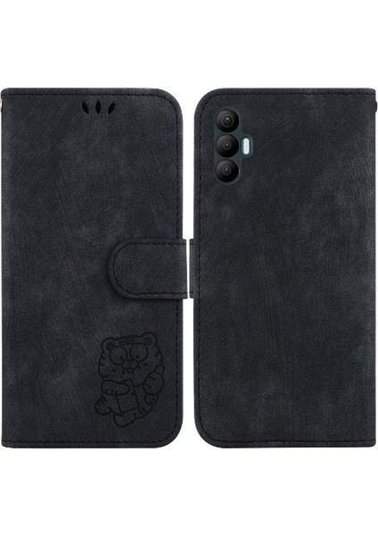 Tecno Spark 8 Pro Için Kılıf Kart Cep Cüzdan Kılıf Flip Folio Tutucu Kapak (Yurt Dışından)