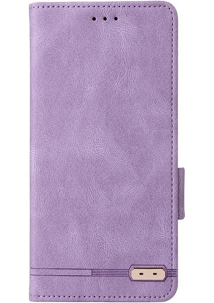 Oppo A15/A15S Deri Folio Flip Case Tam Koruma Kartı Için Kılıf (Yurt Dışından)