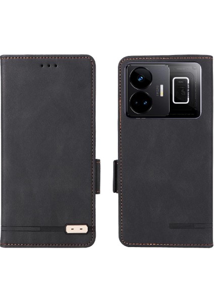 Realme Case Tam Koruma Deri Folio Flip Case Koruyucu Kılıf (Yurt Dışından)