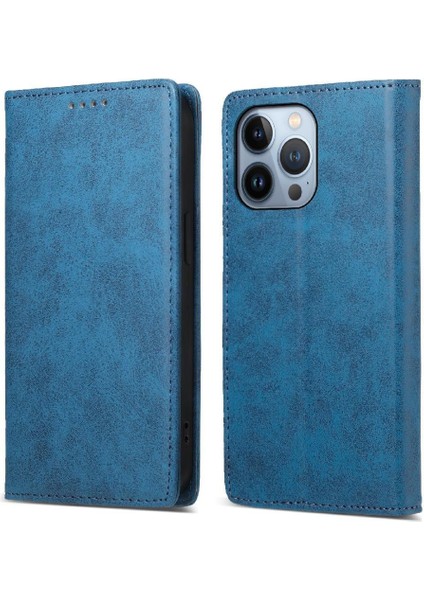 IPhone 13 Için Flip Case Pro Kart Yuvası Kickstand Darbeye Iş Tpu (Yurt Dışından)