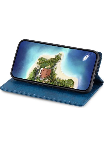IPhone 13 Için Flip Case Pro Kart Yuvası Kickstand Darbeye Iş Tpu (Yurt Dışından)