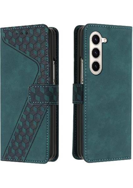 Samsung Galaxy Z Için Telefon Kılıfı Fold 6 Kickstand Manyetik Kart Yuvaları Kapak (Yurt Dışından)
