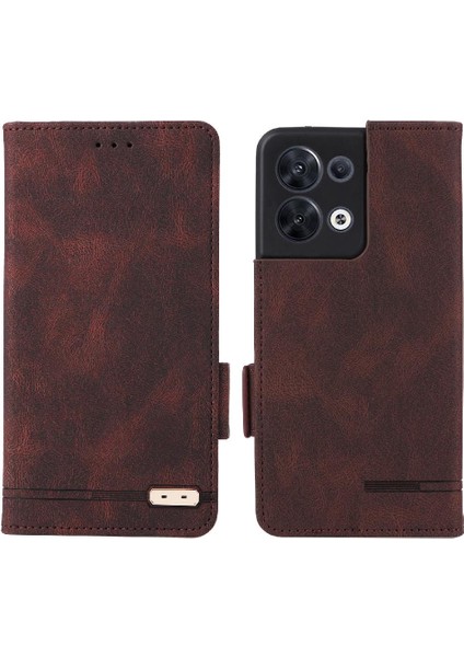 Realme C21Y/C25Y Deri Folio Flip Case Koruyucu Kapak Kartı Için Kılıf (Yurt Dışından)