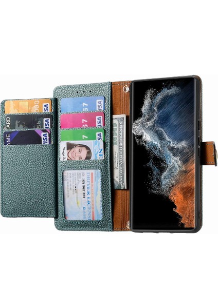 Samsung S23 Ultra Cüzdan Fermuar Aşk Kordon Deri Kılıf (Yurt Dışından) fırsatları
