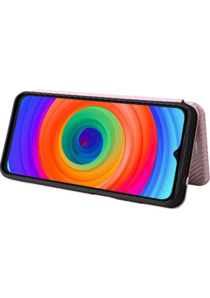 Kart ile Ulefone Not 14 Manyetik Karbon Fiber Kart Ekleme Için Kılıf (Yurt Dışından)