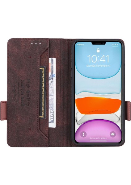 Ulefone iphone 11 Için Kılıf Pro Max Koruyucu Kapak Deri Folio Kapak (Yurt Dışından)