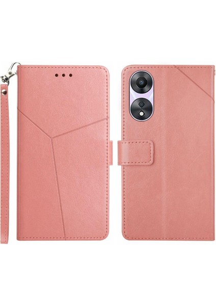 Oppo A78 4g Telefon Kılıfı Için Kılıf Kapak Çevirin Kitap Katlanır Deri Cüzdan Tpu (Yurt Dışından)