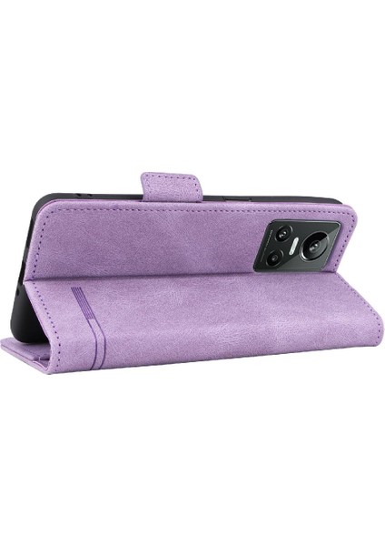 Kart ile Realme Gt Neo3 Kart Ekleme Deri Folio Flip Case Için Kılıf (Yurt Dışından)