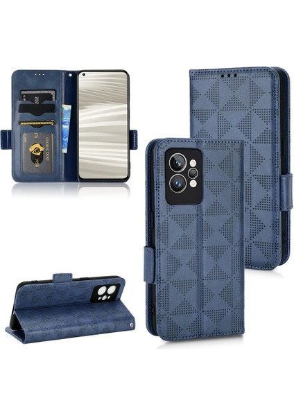 Realme Gt 2 Pro 5g Cüzdan 3 Kart Tutucu Pu Deri Görüntüleme Standı Için Kılıf (Yurt Dışından)