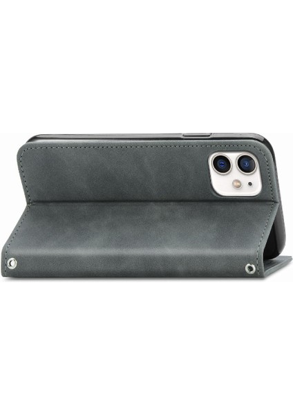 Iphone 12 Için Kılıf Mini Deri Kılıf Basit Iş Darbeye Çevir (Yurt Dışından)