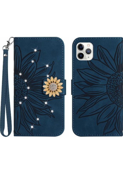 Iphone 11 Için Kılıf Pro Max Telefon Kılıfı Kart Tutucu Darbeye Tpu Kabuk Pu (Yurt Dışından)