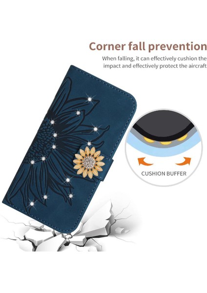Iphone 12 Için Kılıf Pro Telefon Kılıfı Pu Deri Kapak Çevirin Kart Tutucu Tpu (Yurt Dışından)