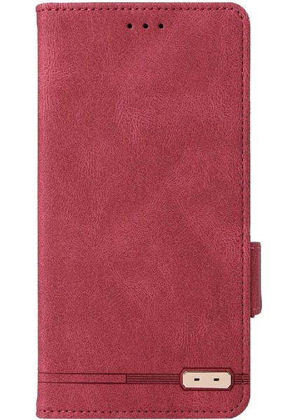 Kart Tutucu ile iphone Xs Max Için Kılıf Kickstand Deri Folio Flip Case (Yurt Dışından)