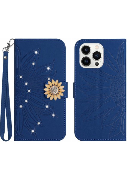 Iphone 13 Için Kılıf Pro Max Telefon Kılıfı Kart Tutucu Darbeye Tpu Kabuk Pu (Yurt Dışından)