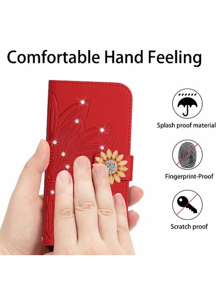 Iphone 12 Için Kılıf Pro Telefon Kılıfı Pu Deri Kapak Çevirin Kart Tutucu Tpu (Yurt Dışından)