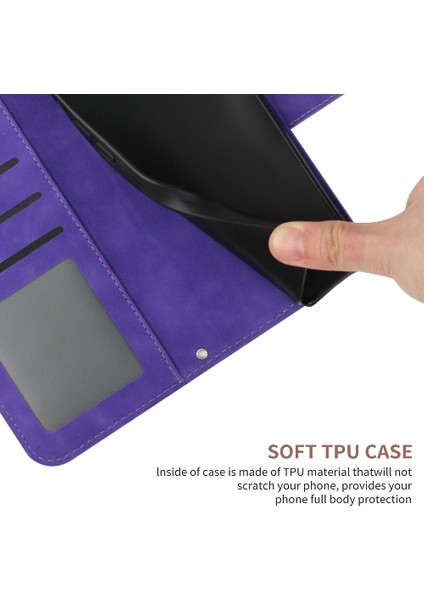 Iphone 12 Için Kılıf Pro Telefon Kılıfı Pu Deri Kapak Çevirin Kart Tutucu Tpu (Yurt Dışından)