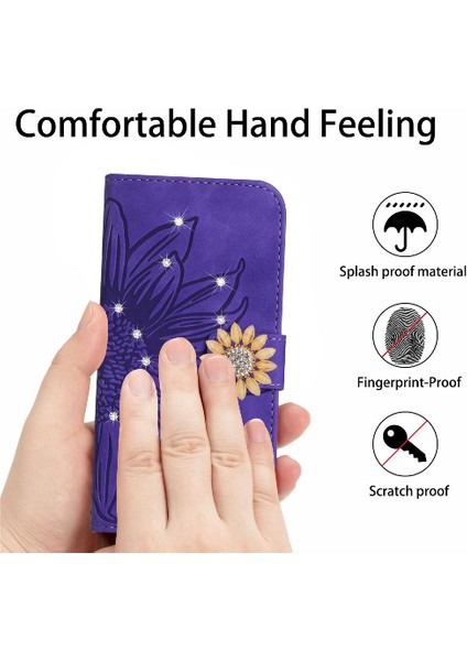 Iphone 12 Için Kılıf Pro Telefon Kılıfı Pu Deri Kapak Çevirin Kart Tutucu Tpu (Yurt Dışından)