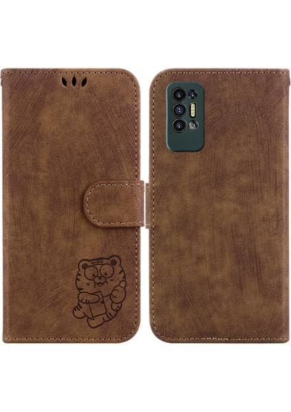 Tecno Pova Için Kılıf 2 Kart Cep Cüzdan Kılıf Flip Folio Tutucu Kapak Sevimli (Yurt Dışından)