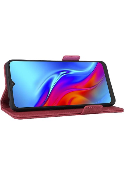 Kart ile Tcl 20E/20Y Deri Folio Flip Case Kart Ekleme Için Kılıf (Yurt Dışından)