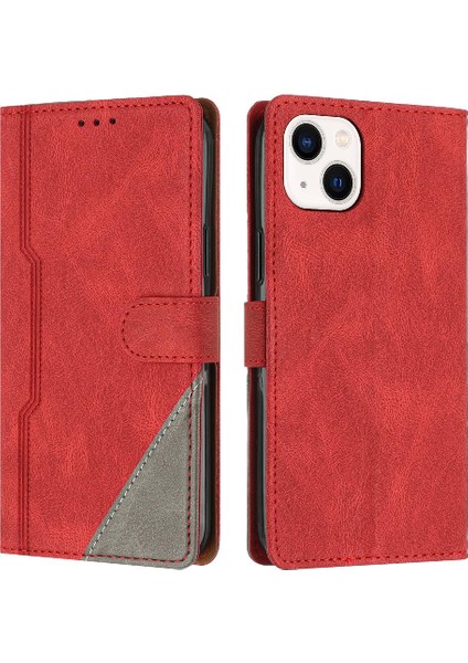 Iphone 14 Için Kılıf Artı Cüzdan Handy Standı Kart Yuvaları Kapak Manyetik Pu (Yurt Dışından)