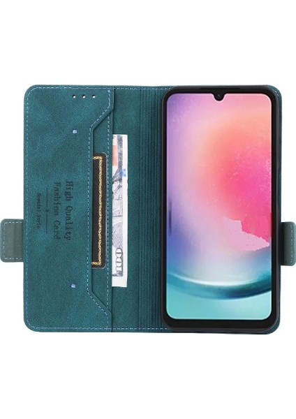 Samsung Galaxy A25 5g Deri Kart Sahibinin ile Folio Flip Case (Yurt Dışından)