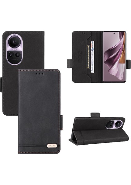 Kart Tutucu Kickstand Tam ile Oppo RENO10 5g Koruyucu Kapak Için Kılıf (Yurt Dışından)