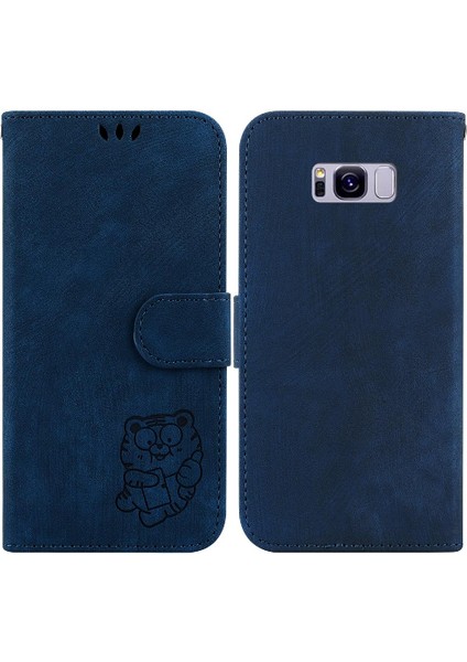Samsung Galaxy S8 Artı Tutucu Kapak Kart Cep Kabartmalı Sevimli (Yurt Dışından)